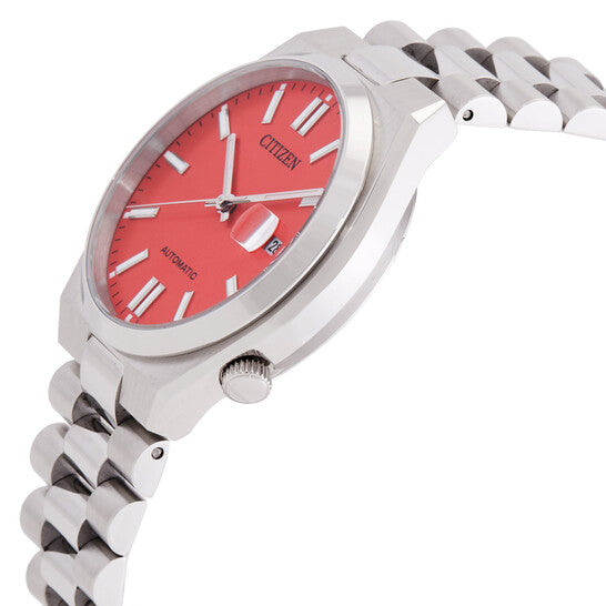 Citizen Tsuyosa Automatic 40mm Blazing Red Dial Stainless Steel Men’s Watch – NJ0158-89W