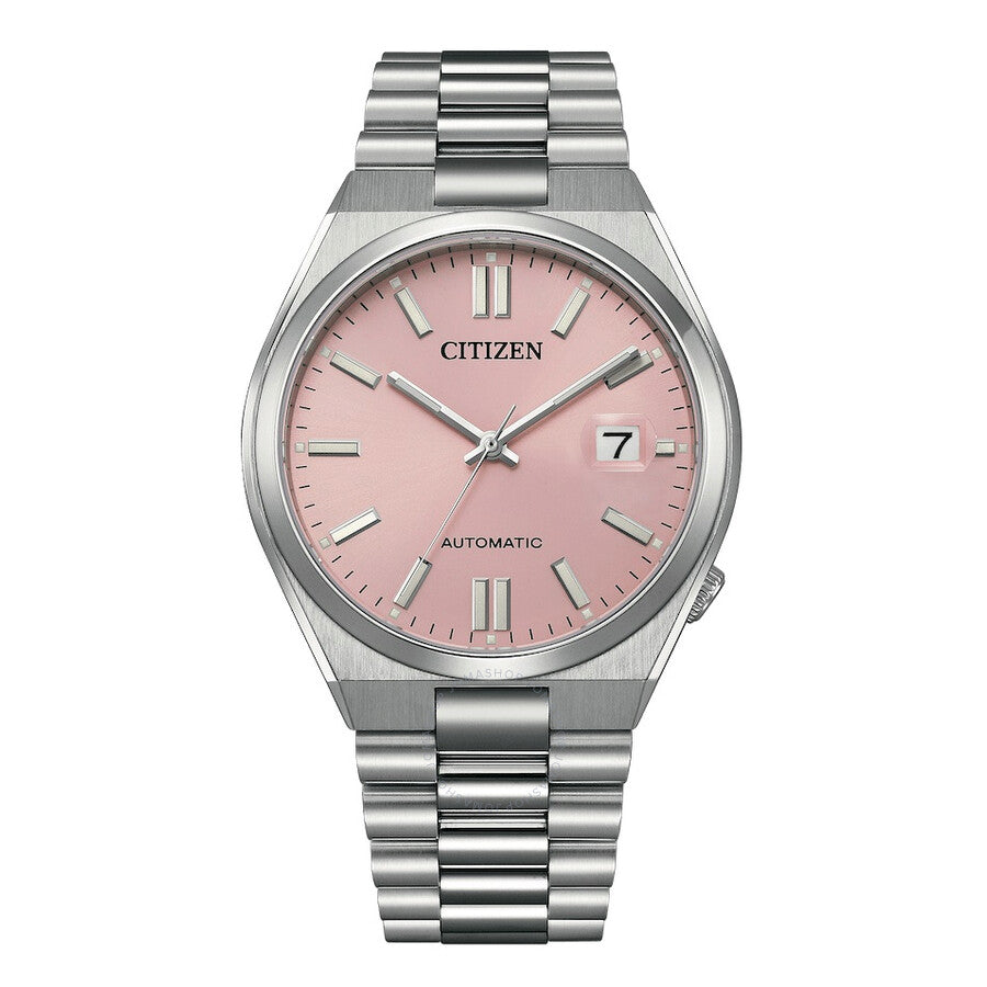 Citizen Tsuyosa Automatic 40mm Dreamy Pink Dial Stainless Steel Men’s Watch – NJ0158-89X Main image