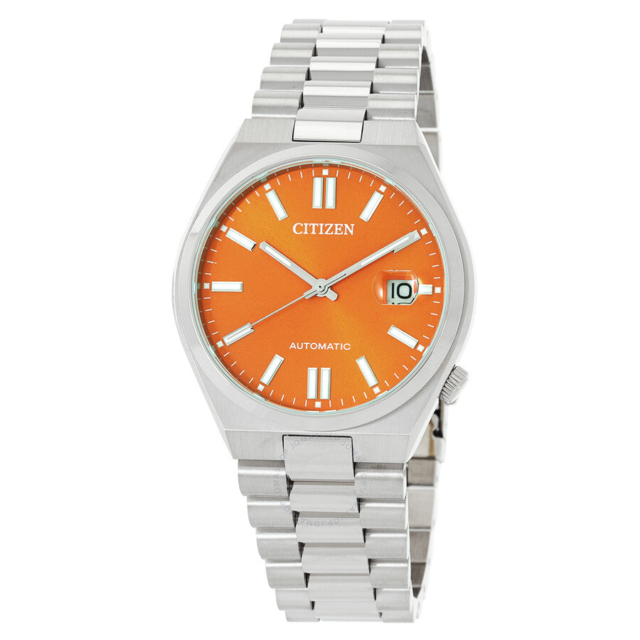 Citizen Tsuyosa Automatic 40mm Orange Dial Stainless Steel Men’s Watch – NJ0151-88Z Main image