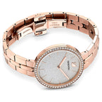 Swarovski Cosmopolitan Crystal Index Silver Dial Rose Gold Tone Women's Watch 5517803