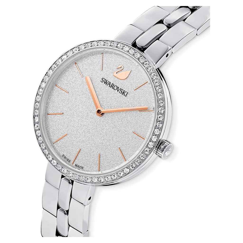 Swarovski Cosmopolitan Crystal Index Blue Dial Silver Steel Women's Watch 5517807 Secondary image