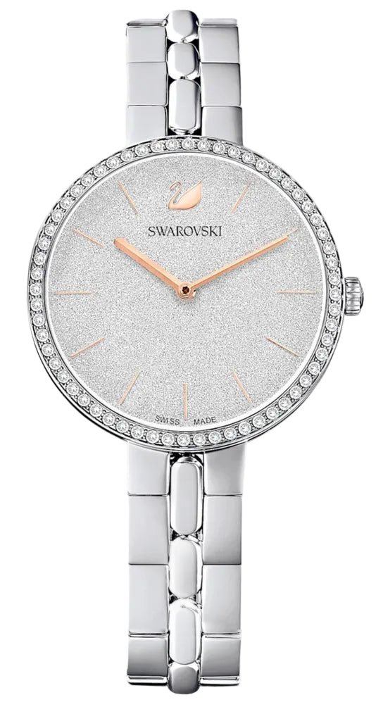 Swarovski Cosmopolitan Crystal Index Blue Dial Silver Steel Women's Watch 5517807 Main image