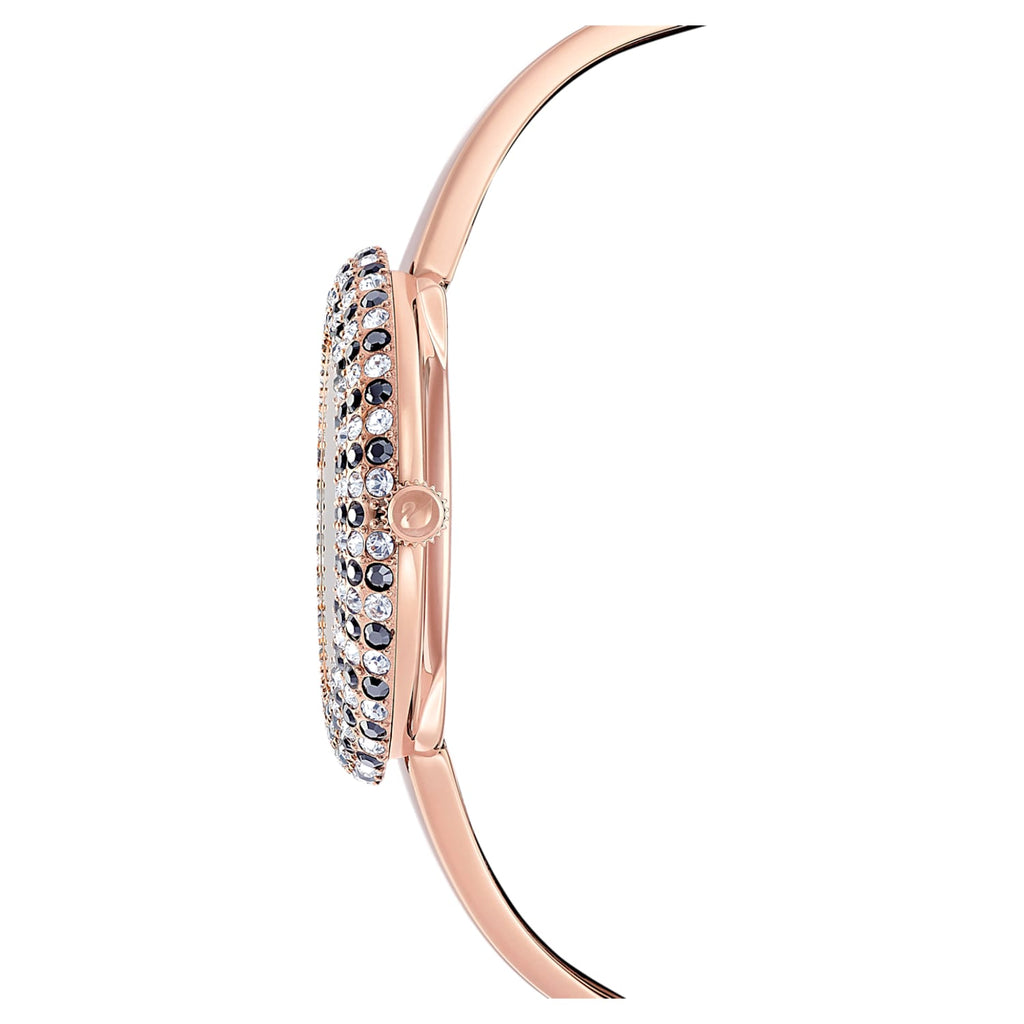 Swarovski Crystal Rose Sparkling Micro-Pave Black Dial Rose Gold Tone Women's Watch 5484050 Secondary image