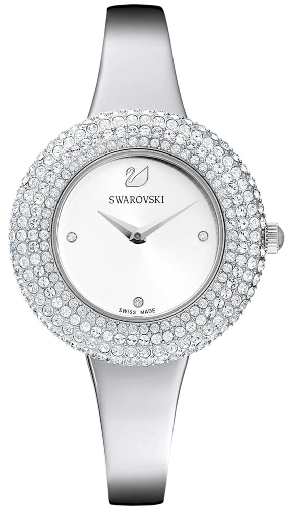 Swarovski Crystal Sparkling Micro-Pave Silver Dial Silver Steel Women's Watch 5483853 Main image
