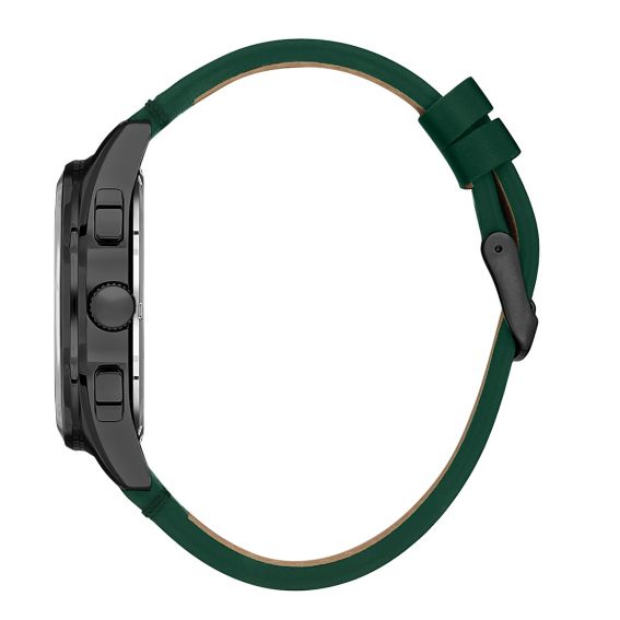 Daniel Klein Exclusive Green Dial Olive Genuine Leather Watch - DK.1.13902-5 Secondary image