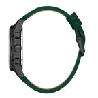 Daniel Klein Exclusive Green Dial Olive Genuine Leather Watch - DK.1.13902-5