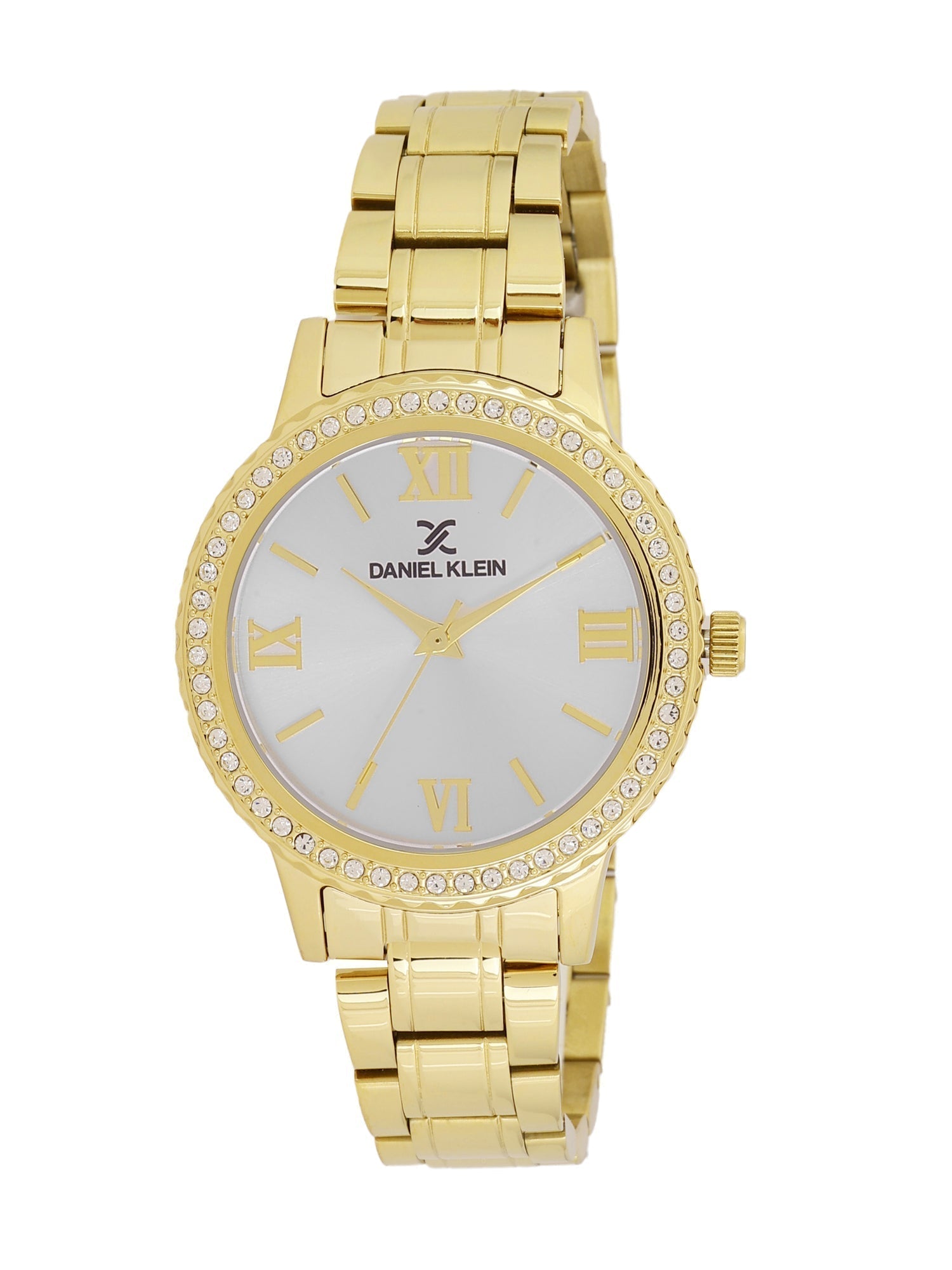 Daniel Klein Classic Silver Dial Gold Watch - DK.1.12922-2 Main image