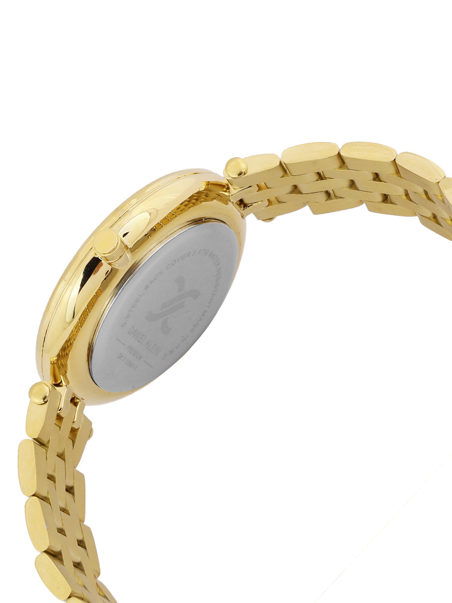 Daniel Klein Classic Silver Dial Gold Watch - DK.1.12997-3