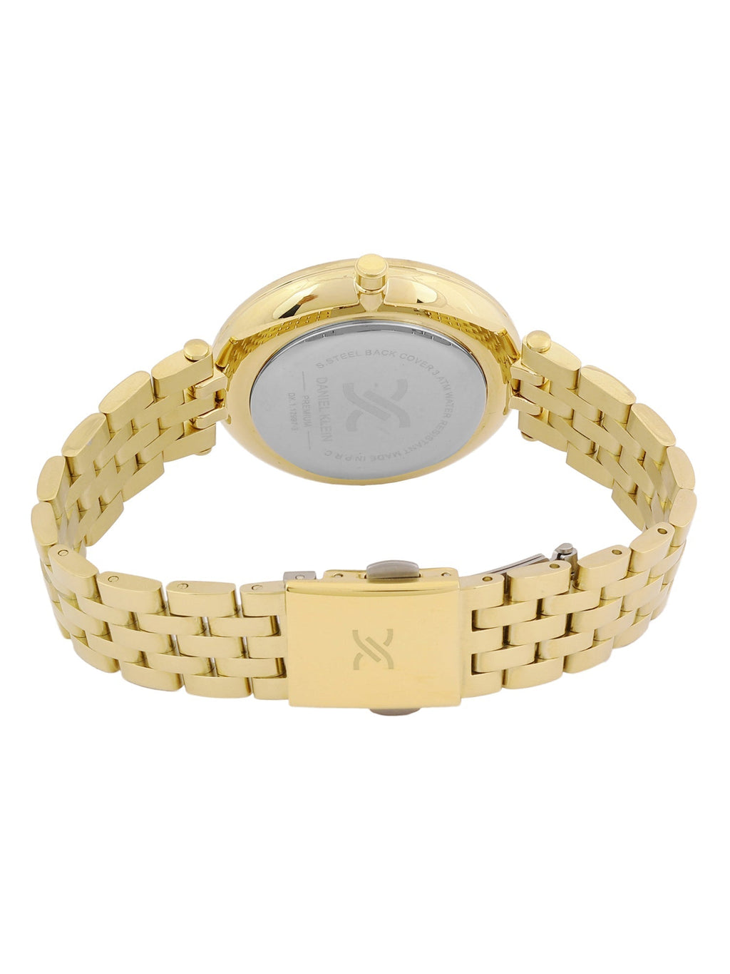Daniel Klein Classic Silver Dial Gold Watch - DK.1.12997-3