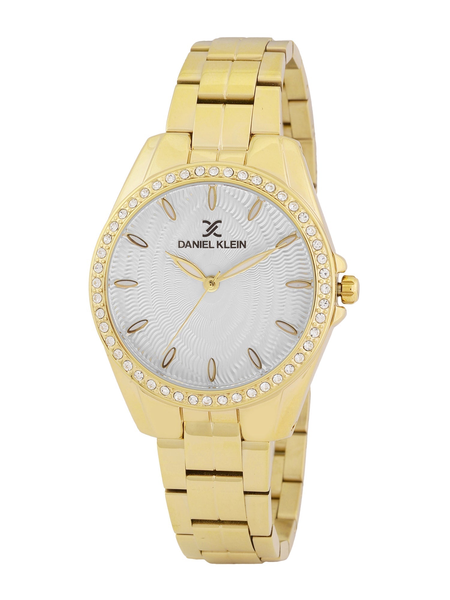 Daniel Klein Elite Silver Dial Gold Watch - DK.1.13011-3 Main image