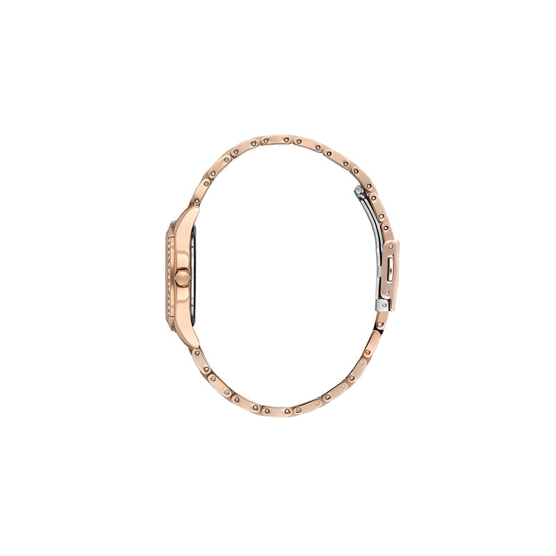 Daniel Klein Premium Dimond Navy Blue Dial Rose Gold Watch - DK.1.13866-5 Secondary image