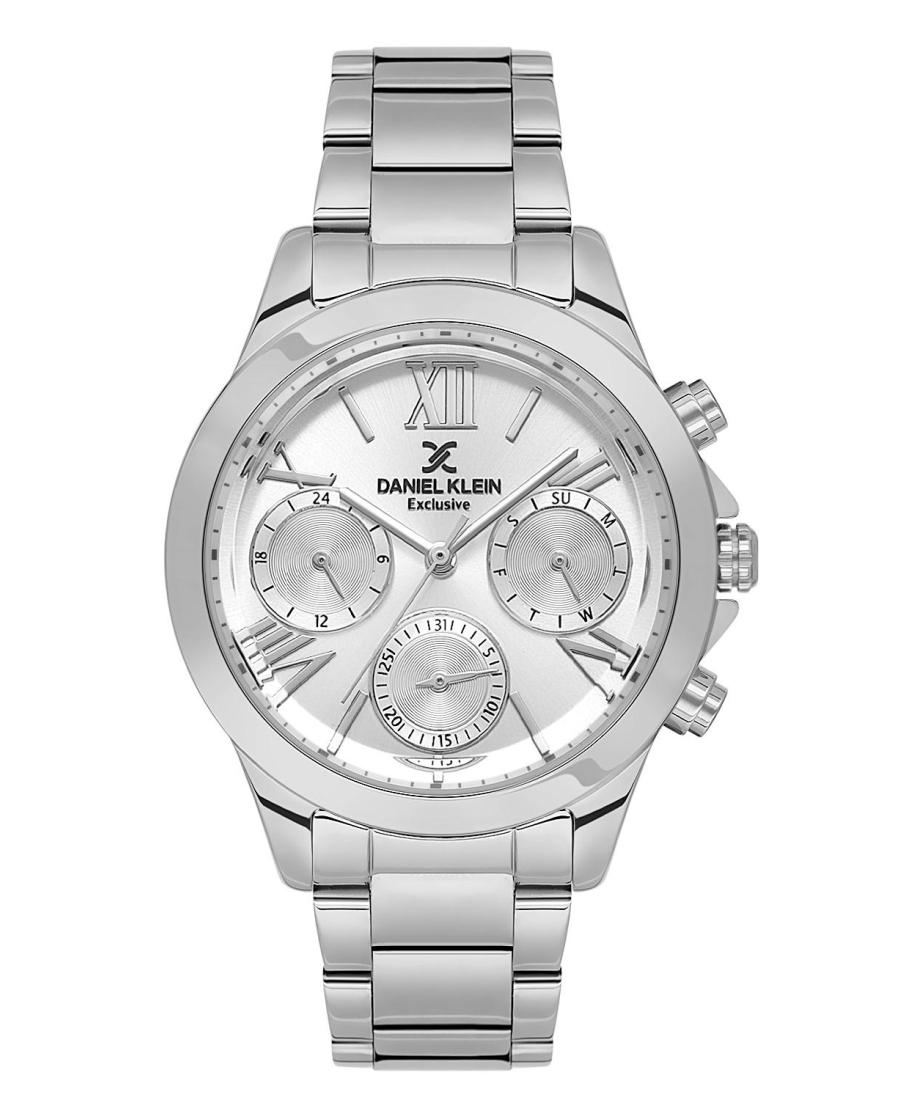 Daniel Klein Exclusive Multifunction Silver Watch - DK.1.13791-1 Main image