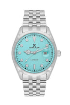 Daniel Klein Premium Date Window Blue Dial Silver Watch - DK.1.13835-3