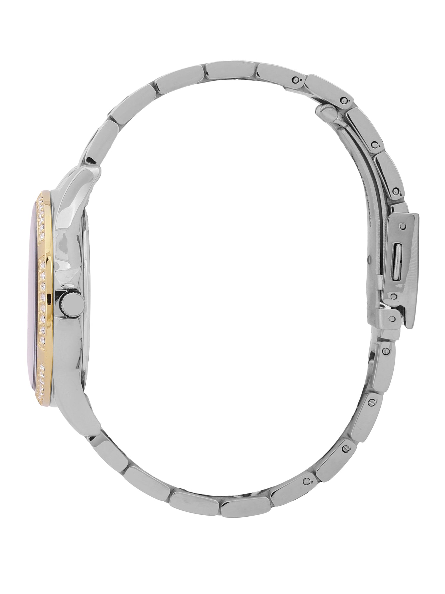 Daniel Klein Exclusive Dimond Multifuntion Black Dial Two Tone Watch - DK.1.12915-4 Secondary image