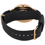 Daniel Wellington Cornwall 40mm Black Men's Gold Watch - DW00100148
