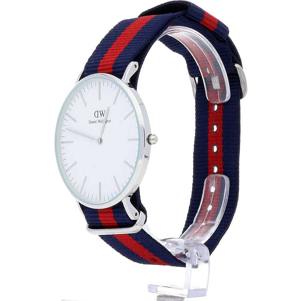 Daniel Wellington Oxford 40mm White Dial Men's Silver Watch - DW00100015 Secondary image