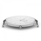 Daniel Wellington Oxford 40mm White Dial Men's Silver Watch - DW00100015