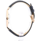 Daniel Wellington Reading 40mm Black Dial Genuine Leather Men's Gold Watch - DW00100129