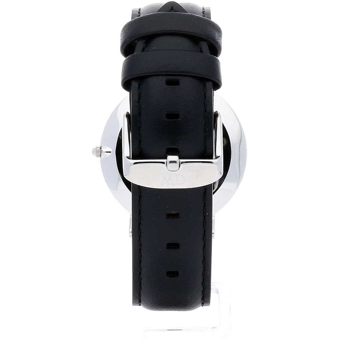Daniel Wellington Sheffield 36mm Black Dial Black Leather Silver Watch - DW00100145 Secundaire afbeelding