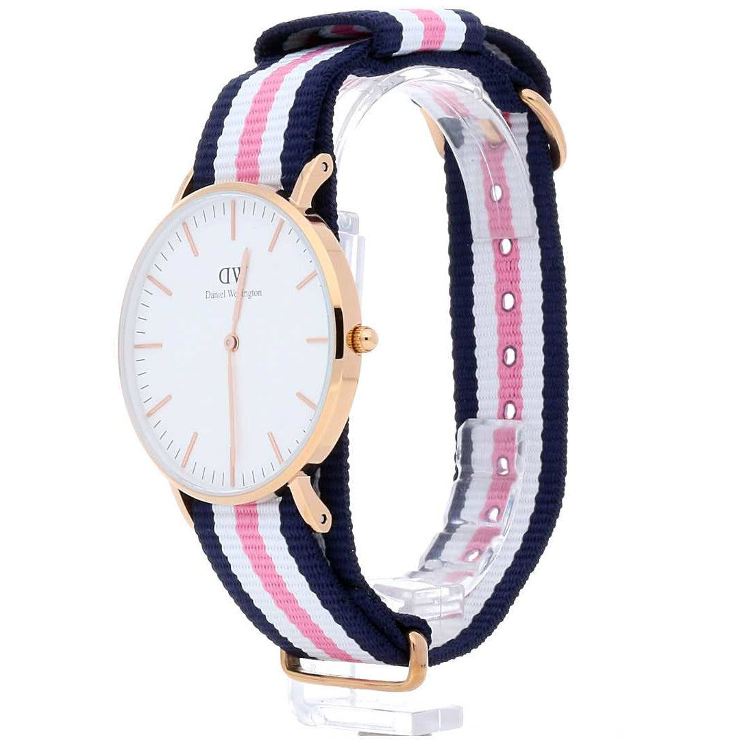 Daniel Wellington Southampton 36mm White Dial Tricolour Gold Watch - DW00100034 Secundaire afbeelding