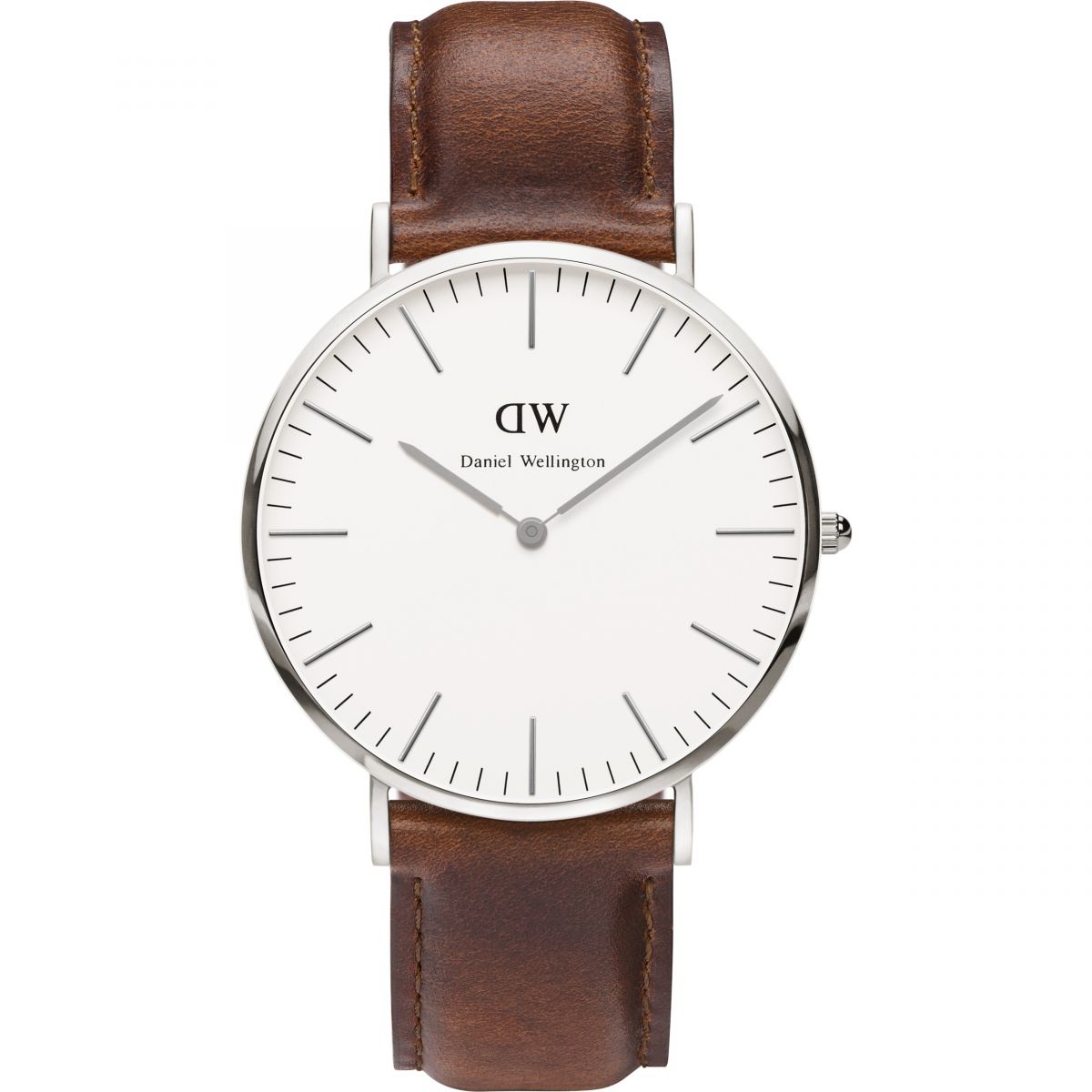 Daniel Wellington St Mawes 40mm Men's Silver Watch DW00100021 Hoofdafbeelding