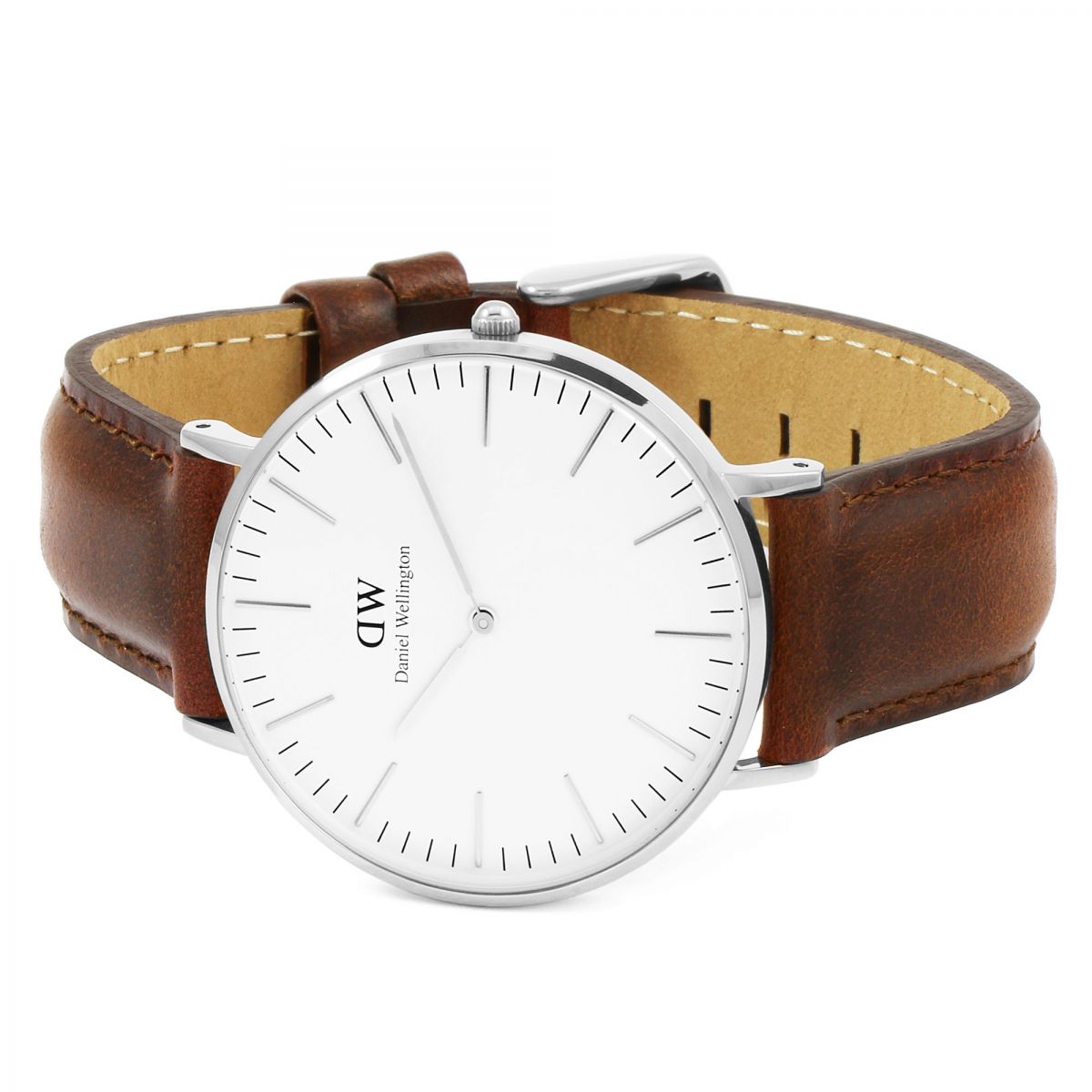 Daniel Wellington St Mawes 40mm Men's Silver Watch DW00100021 Secundaire afbeelding