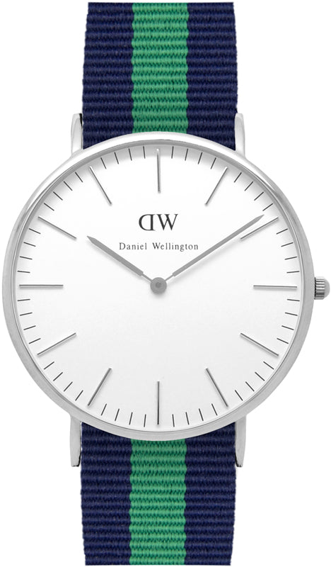 Daniel Wellington Warwick 40mm White Dial Men's Silver Watch - DW00100019 Main image