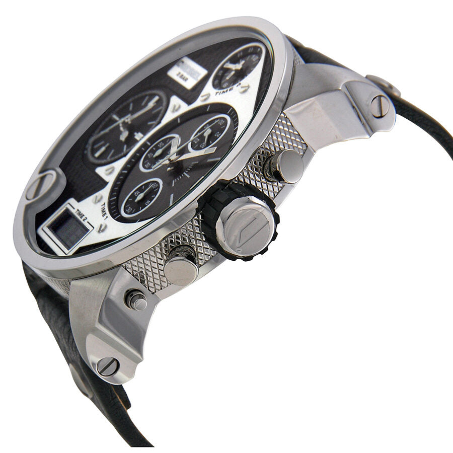 Diesel SBA Analog-Digital Display Leather Chronograph Men's Watch DZ7125 Secondary image