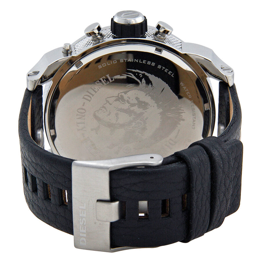 Diesel SBA Analog-Digital Display Leather Chronograph Men's Watch DZ7125