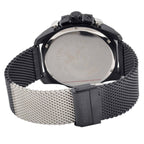 Diesel Mega Chief Chronograph All Black Mesh Strap Watch DZ4514