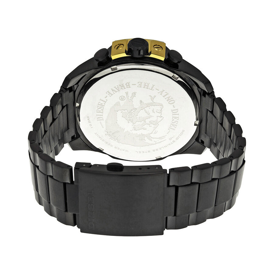 Diesel Mega Chief Chronograph Black Dial Men's Watch DZ4338