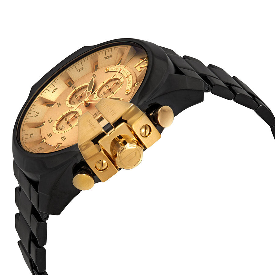 Diesel Mega Chief Chronograph Gold Dial Men's Watch DZ4485 Secondary image