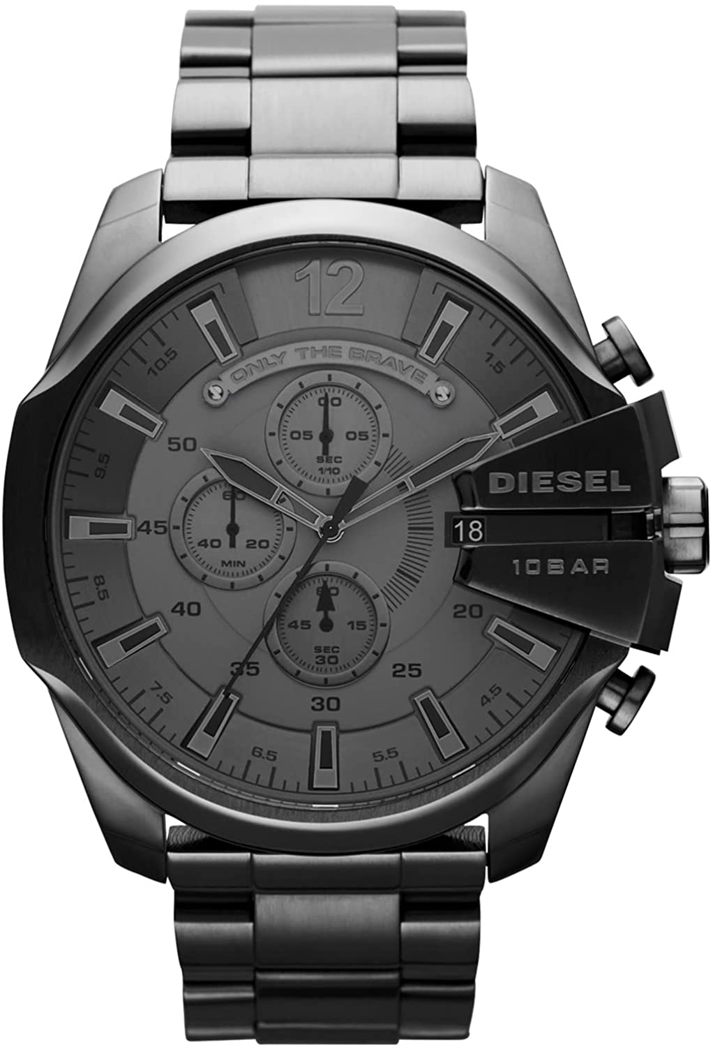 Diesel Mega Chief Chronograph Grey Dial Gunmetal Men's Watch DZ4282 Main image