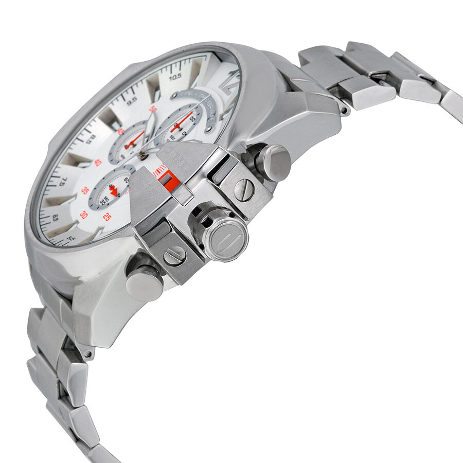 Diesel Mega Chief Chronograph White Dial Men's Silver Watch DZ4328 Secondary image