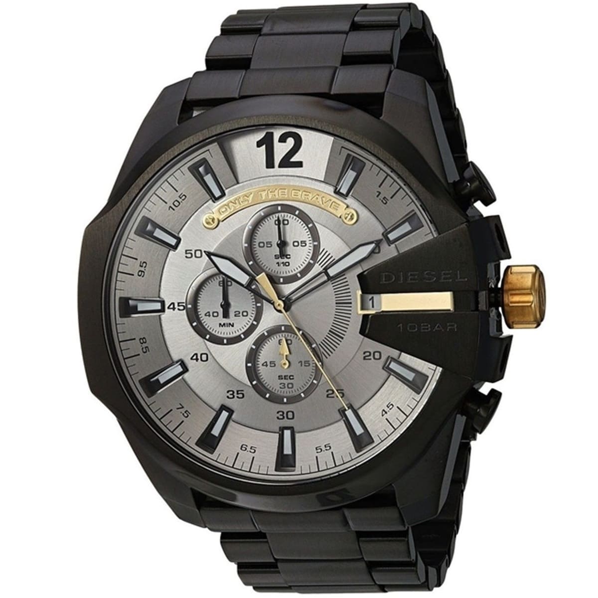 Diesel Mega Chief Men’s Chronograph Black IP Watch DZ4479 Secundaire afbeelding