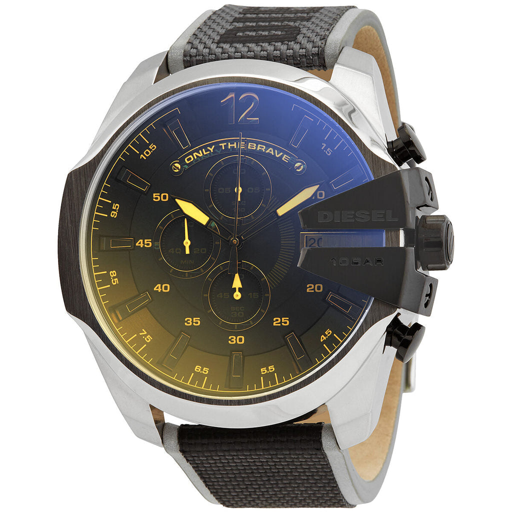 Diesel Mega Chief Quartz Black Iridescent  Dial Men's Watch DZ4523