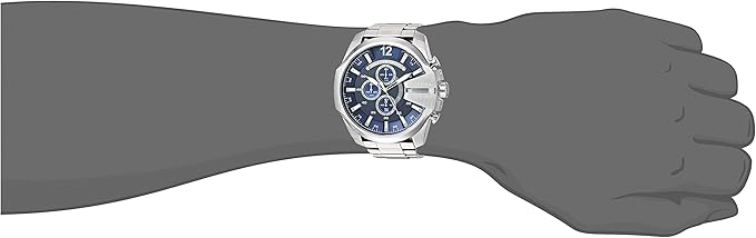 Diesel Men's 'Mega Chief' Quartz Stainless Steel Watch DZ4417 Secundaire afbeelding
