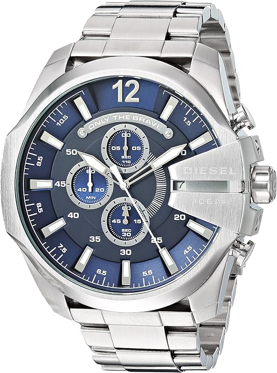 Diesel Men's 'Mega Chief' Quartz Stainless Steel Watch DZ4417 Hoofdafbeelding