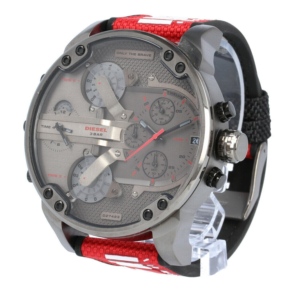 Diesel Mr. Daddy 2.0 Chrono Red Men's Watch DZ7423 Secundaire afbeelding