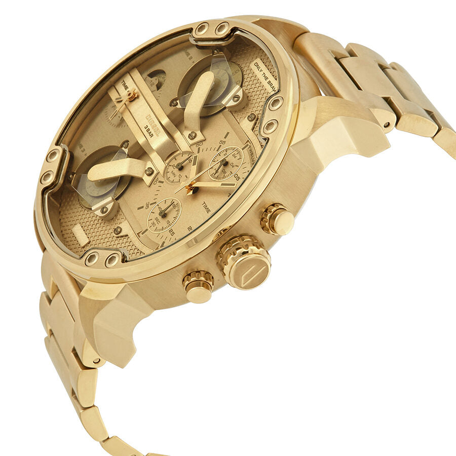 Diesel Mr. Daddy 2.0 Chronograph All Gold Men's Watch DZ7399 Secundaire afbeelding