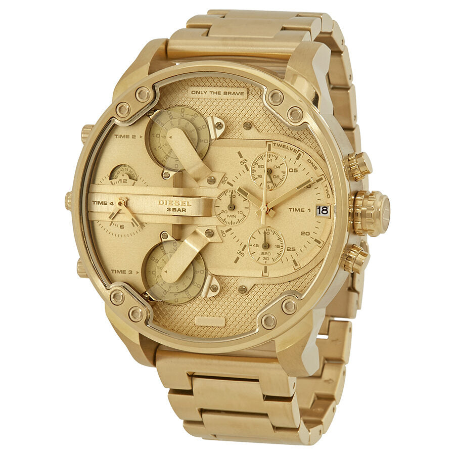 Diesel Mr. Daddy 2.0 Chronograph All Gold Men's Watch DZ7399 (Defect) Hoofdafbeelding