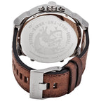 Diesel Mr. Daddy 2.0 Chronograph Brown Strap Grey Dial Men's Watch DZ7413