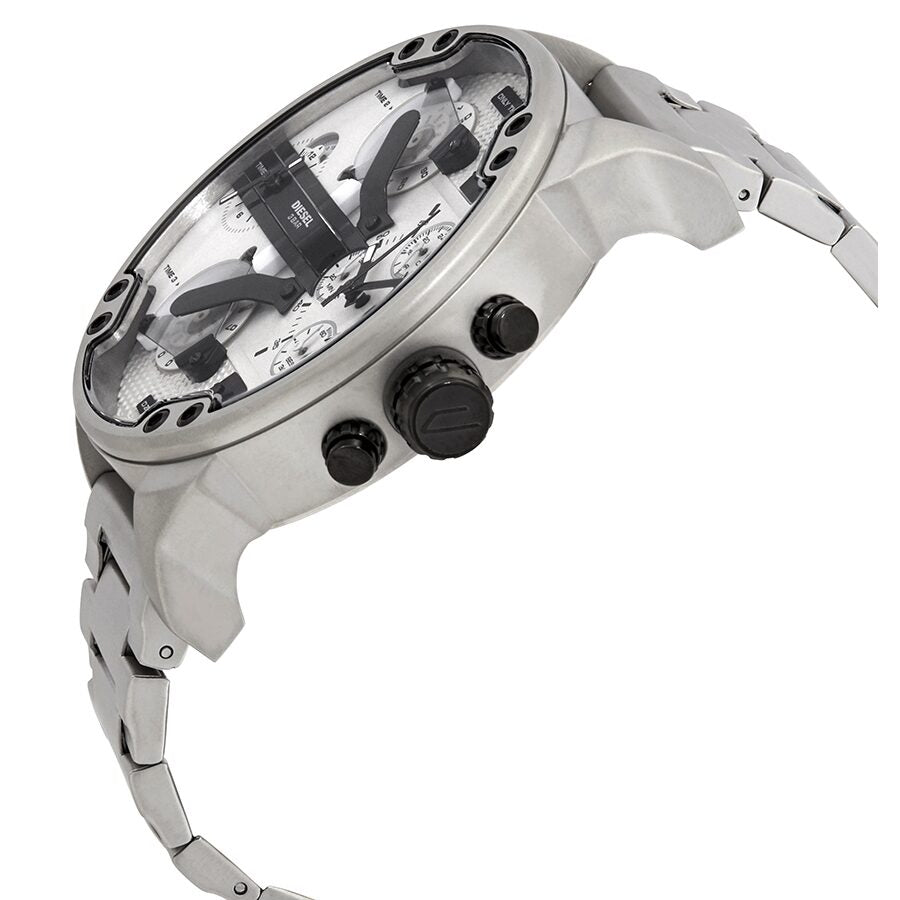 Diesel Mr. Daddy 2.0 Chronograph All Silver White Dial Men's Watch DZ7421 Secondary image