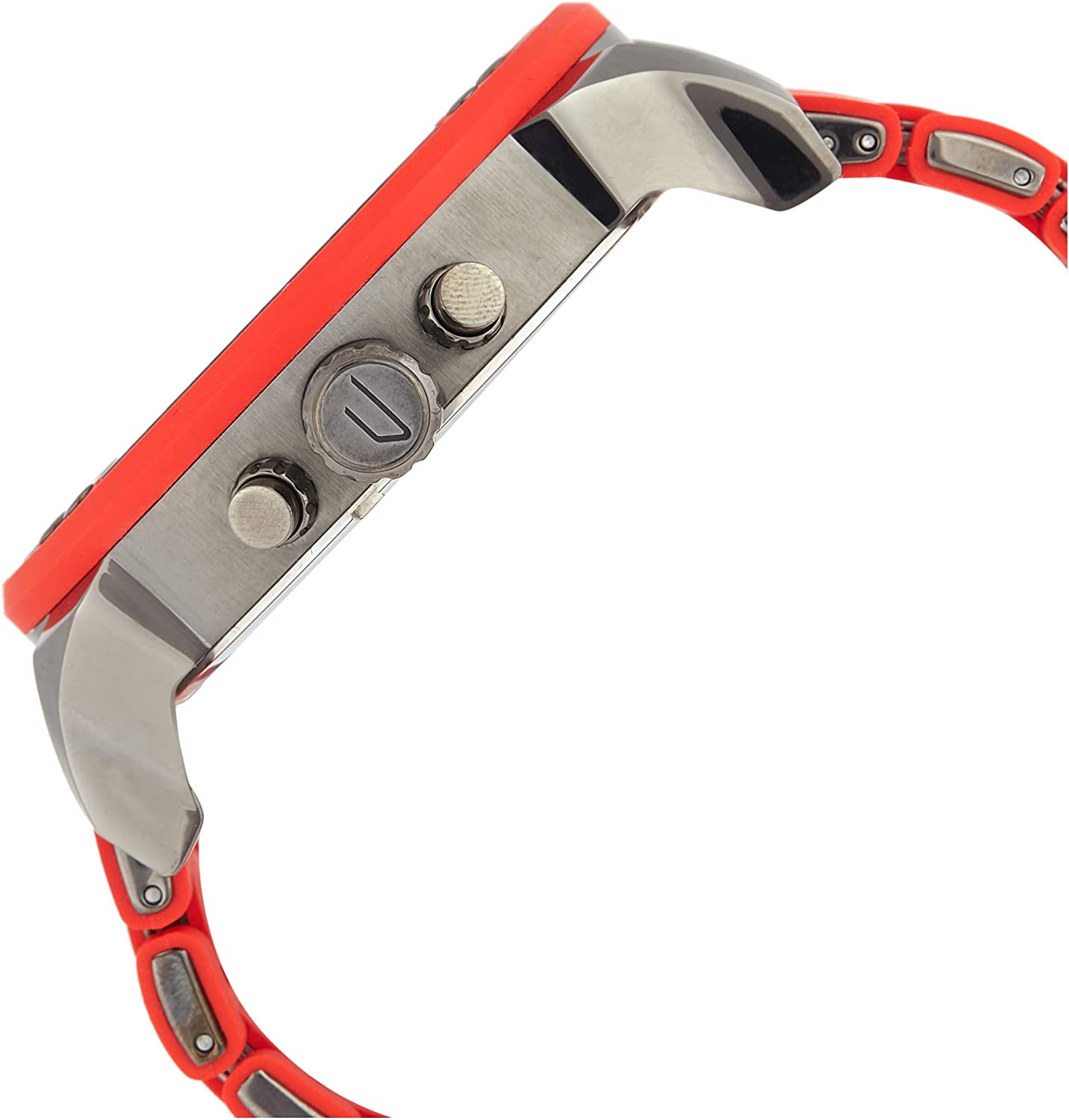 Diesel Mr. Daddy 2.0 Gunmetal Dial All Red Chronograph Men's Watch DZ7370