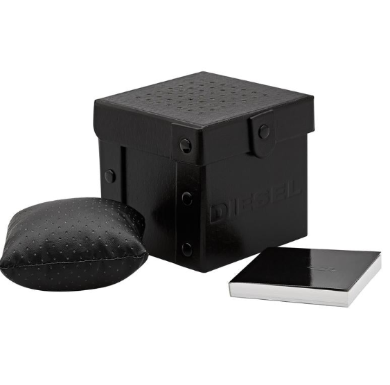 Diesel Mr. Daddy 2.0 Gunmetal Dial All Red Chronograph Men's Watch DZ7370