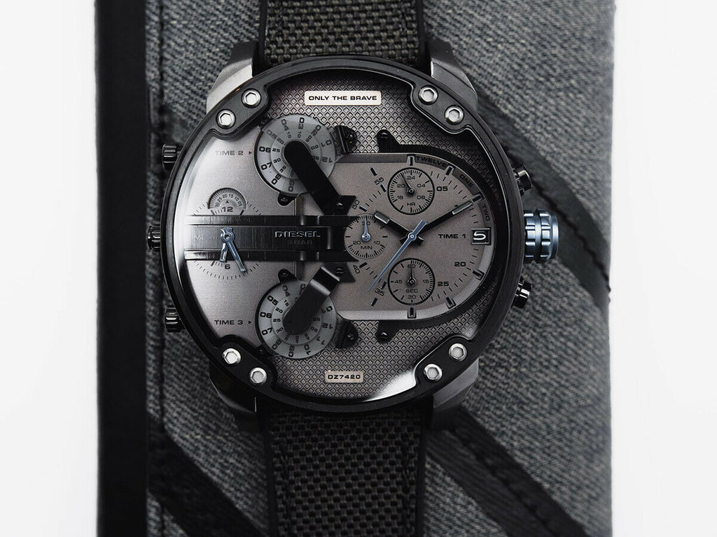 Diesel Mr. Daddy 2.0 Chronograph Fabric Strap Men's Watch DZ7420