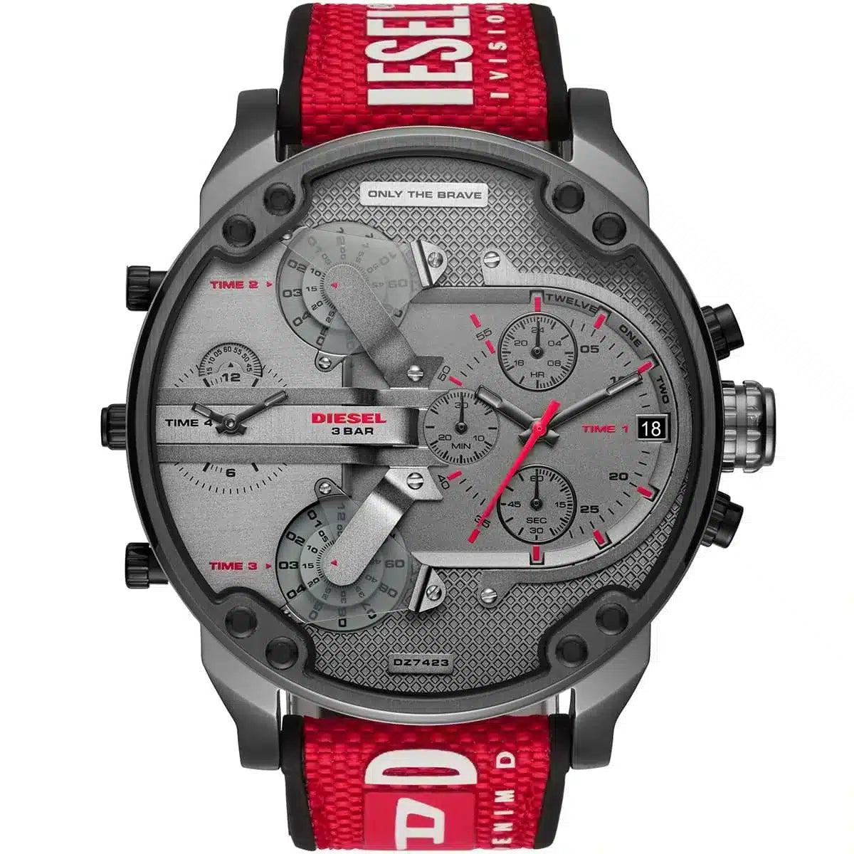 Diesel Mr. Daddy 2.0 Chrono Red Men's Watch DZ7423 Hoofdafbeelding