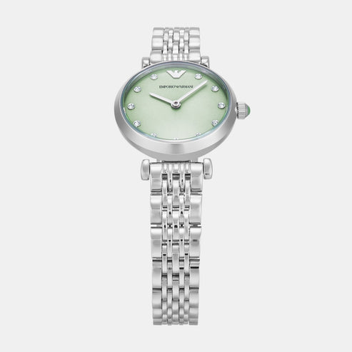 Emporio Armani Analog Green Dial Women's Watch AR11667 Secundaire afbeelding