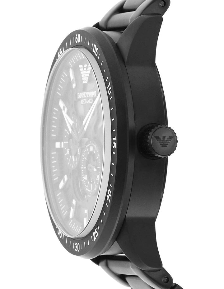 Emporio Armani Mario Automatic Black Men's Watch - AR60054