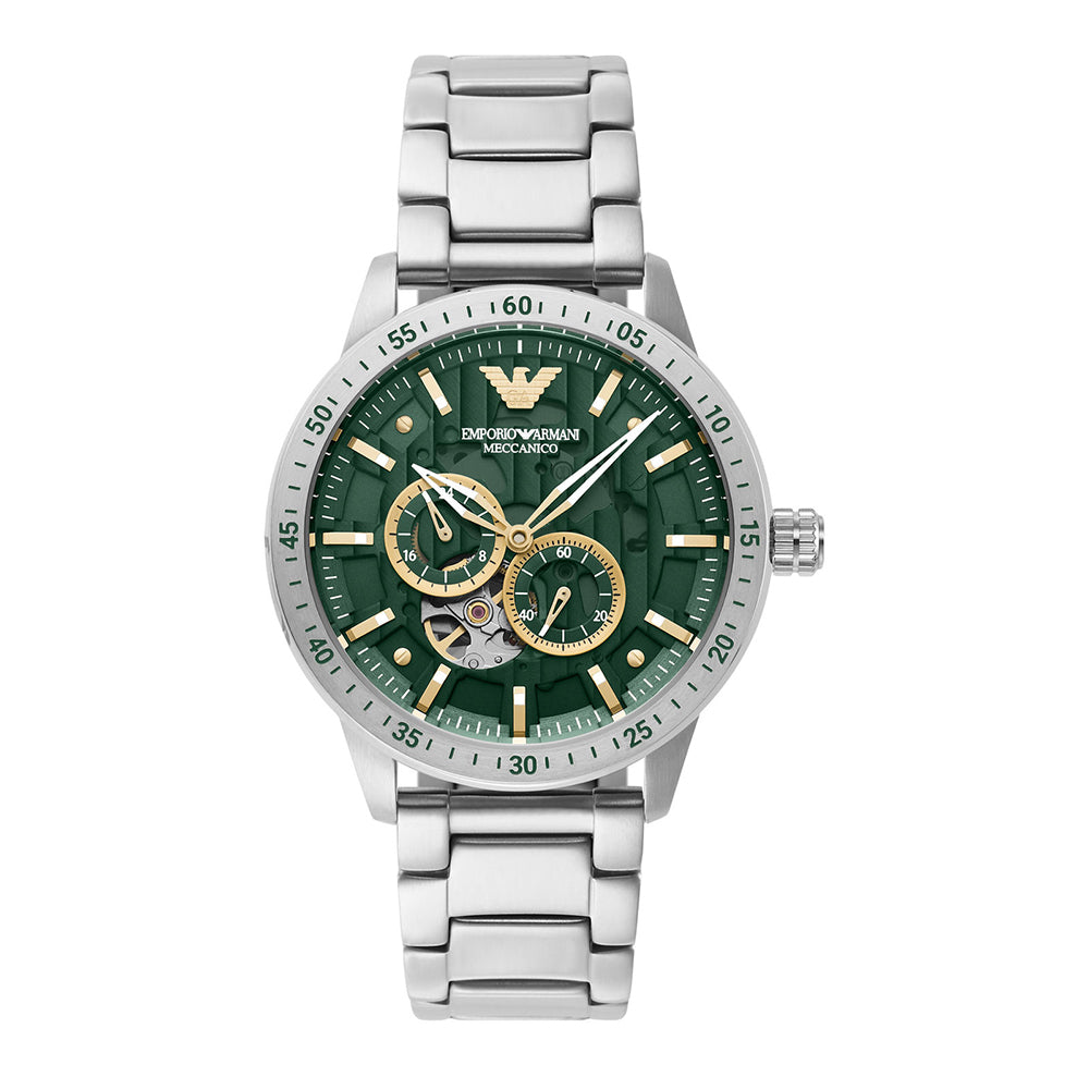 Emporio Armani Automatic Stainless Steel Men's Watch AR60053 Hoofdafbeelding
